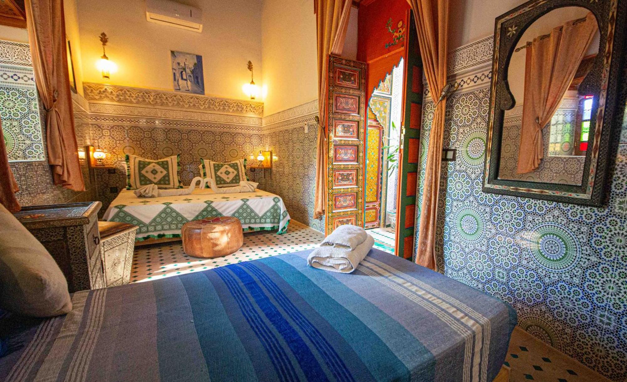 Riad Le Petit Patrimoine De Фес Экстерьер фото